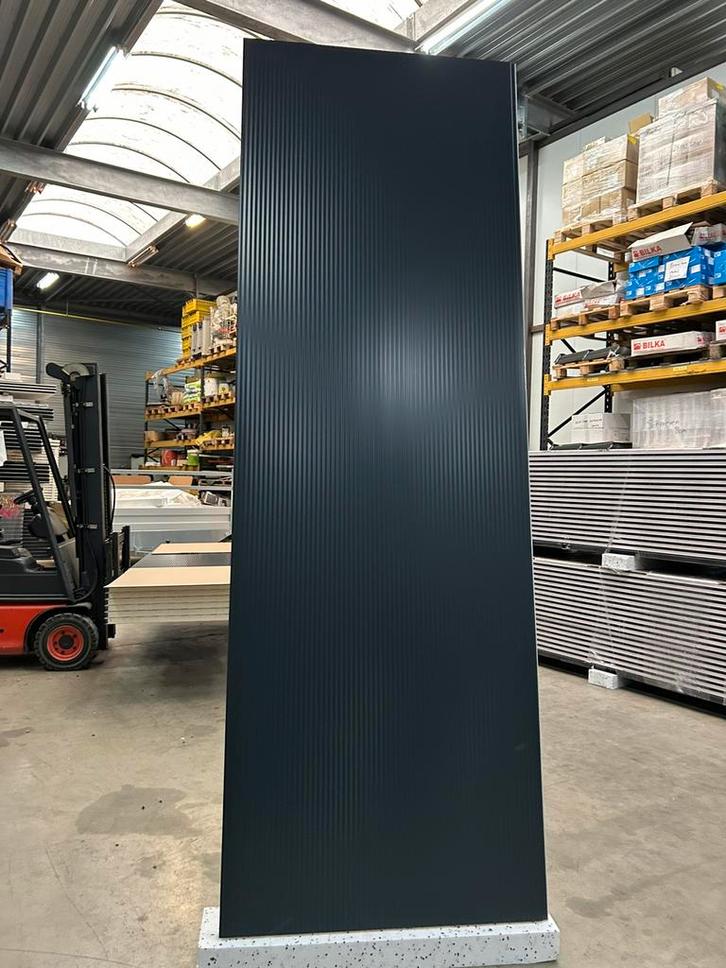 Veranda platen en wandplaten twee kant antraciet kleur 4cm, Doe-het-zelf en Bouw, Metalen, Nieuw, Ophalen