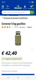 Camping 5 kg gasfles, Ophalen