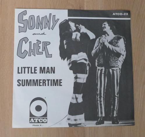 7"  Sonny & Cher ‎– Little Man / Summertime, Cd's en Dvd's, Vinyl Singles, Gebruikt, Single, Rock en Metal, 7 inch, Ophalen of Verzenden