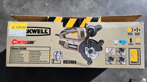 Rockwell RD3464 met tegenovergestelde draaiende zaagbladen, Bricolage & Construction, Outillage | Meuleuses, Comme neuf, Meuleuse d'angle