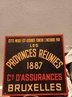 Ancien panneau d'affichage de Brussels Insurance 1943 !, Collections, Marques & Objets publicitaires, Enlèvement ou Envoi, Panneau publicitaire