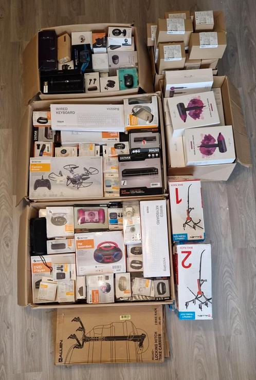 LOT AMAZON BOX NEW en RETURN, Audio, Tv en Foto, Cd-spelers, Verzenden