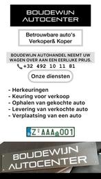 Z Platen/Autokeuringen/Herkeuring/Transport/Inkoop/Verkoop, Ophalen of Verzenden