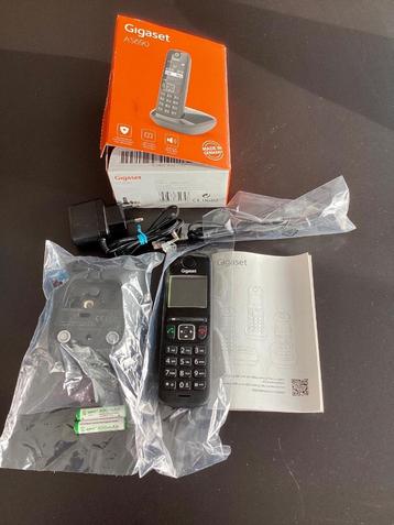 Gigaset AS690 zwarte draadloze vaste telefoon beschikbaar voor biedingen