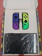 Nintendo Switch Oled Splatoon editie 3 met hoesje - nieuw, Games en Spelcomputers, Spelcomputers | Nintendo Switch, Ophalen, Nieuw
