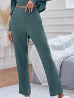 Pantalon vert foncé  de Shein, Comme neuf, Vert, Taille 36 (S), Shein