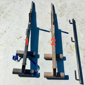 Taquets d'échelle/d'échafaudage, Enlèvement, Utilisé, Échafaudage de façade