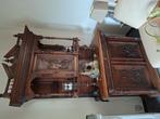 Antieke kast - Henri deux (2 stuks), Antiek en Kunst, Ophalen