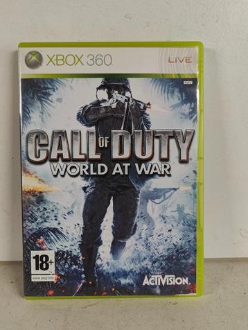 Xbox 360 spelletje Call of Duty - World at war   beschikbaar voor biedingen