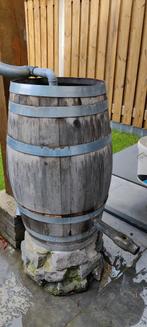 Wijnvat/regenton inclusief stenen voet, Tuin en Terras, Regentonnen, Ophalen, Gebruikt