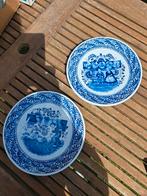 2 Delfs blauwe borden, Antiek en Kunst, Ophalen