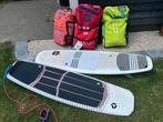 Kite surf, Directional, Ophalen, Zo goed als nieuw, Kitesurf-set
