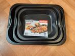 set van 3 grote rechthoekige bakvormen Zenker splinternieuw, Ophalen of Verzenden, Nieuw, Taarten