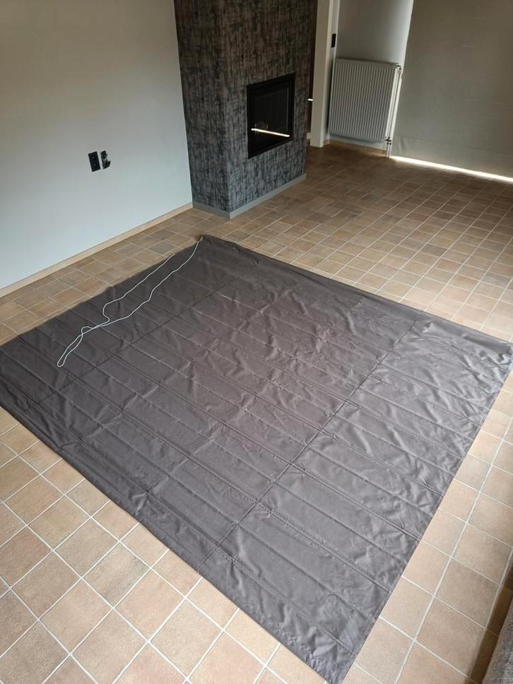 Groot vouwgordijn | store, Huis en Inrichting, Stoffering | Gordijnen en Lamellen, Gebruikt, 200 cm of meer, 200 cm of meer, Bruin