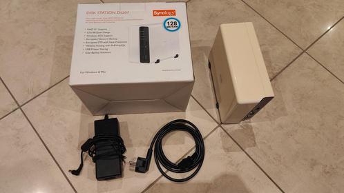 NAS Synology Diskstation DS207 met 2x 1 TB, Computers en Software, NAS, Gebruikt, Ophalen of Verzenden