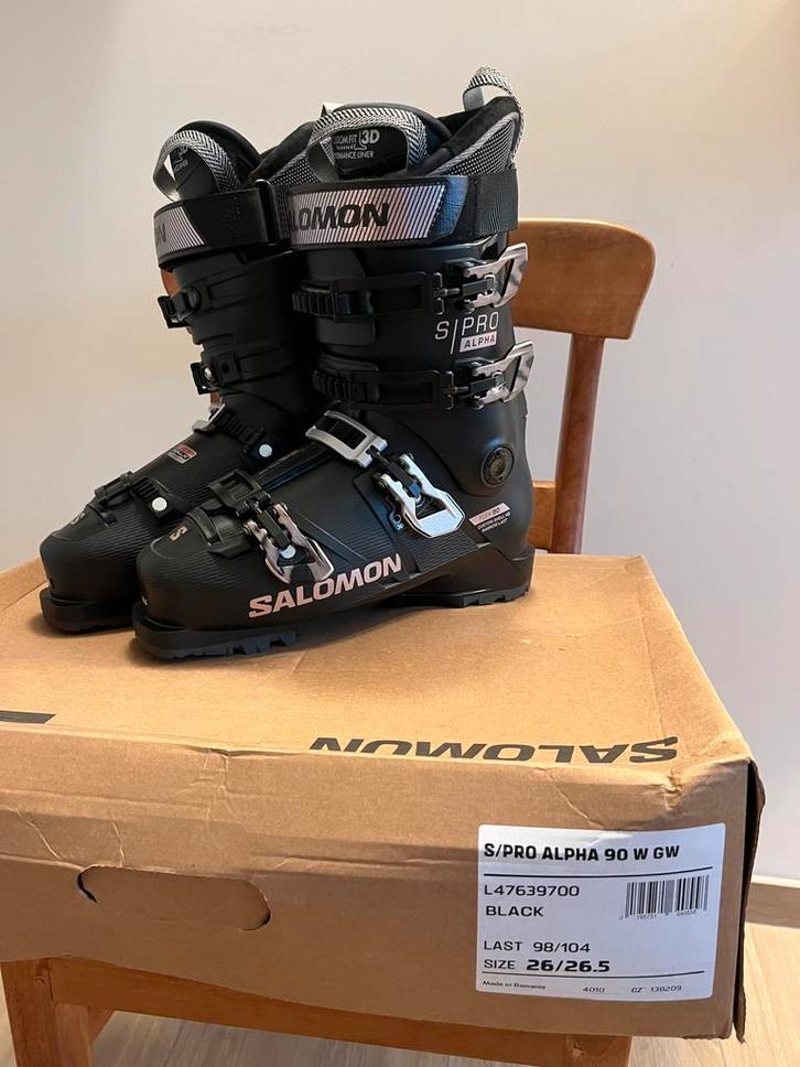 Chaussure de ski neuve Salomon S/Pro Alpha 90 W taille 41-42, Sports & Fitness, Ski & Ski de fond, Neuf, Chaussures, Salomon, Enlèvement ou Envoi
