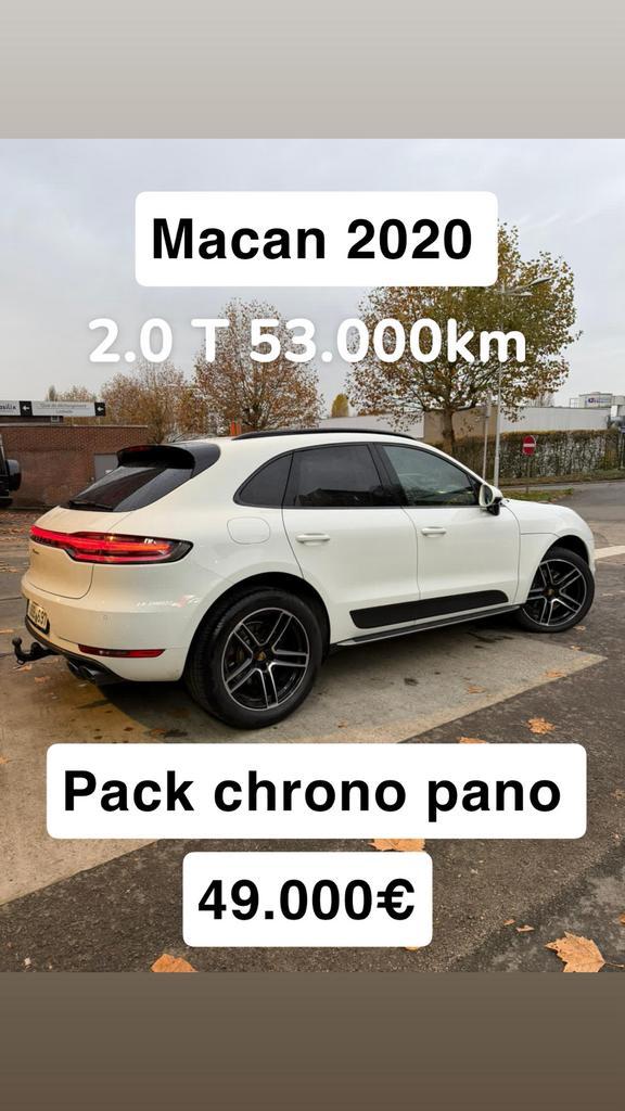 Porsche macan pack chrono seulement 43.000km, Auto's, Porsche, Particulier, Macan, 360° camera, 4x4, ABS, Achteruitrijcamera, Adaptieve lichten
