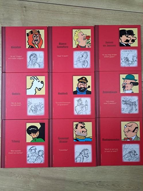 9 monografieën personages kuifje, Boeken, Stripverhalen, Zo goed als nieuw, Meerdere stripboeken, Ophalen of Verzenden