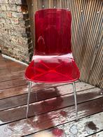 Italiaanse kersenrode stoelen 11 stuks, Huis en Inrichting, Ophalen, Gebruikt, Design italien, Rood