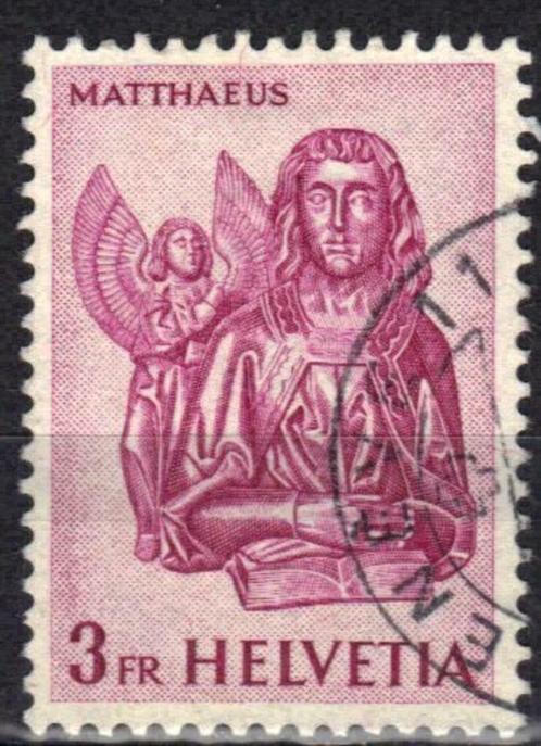 Zwitserland 1960-1963 - Yvert 660C - Courante reeks (ST), Timbres & Monnaies, Timbres | Europe | Suisse, Affranchi, Envoi