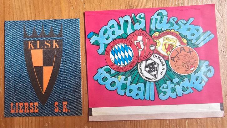 Jaren 60 (like panini) "Jean's" Badge Lierse SK + zakje!, Hobby en Vrije tijd, Stickers en Plaatjes, Zo goed als nieuw, Sticker