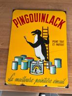 PINGOUINLACK emaille plaat, Ophalen