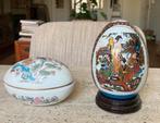 2 œufs porcelaine - 1 boîte Wedgwood, Antiquités & Art, Antiquités | Porcelaine