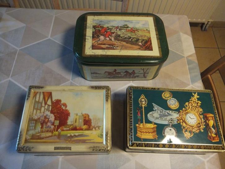 blikken dozen, Verzamelen, Blikken, Gebruikt, Koek(jes), Ophalen of Verzenden