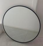 Rond spiegel met zwarte kader, Huis en Inrichting, Ophalen, Rond