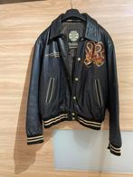 Lederen redskins dragon tedy zeldzaam maat large, Ophalen, Maat 52/54 (L), Zwart, Gedragen