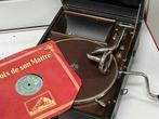 Gramophone portable ancien "La Voix de son Maître" (HMV) 30s, Enlèvement