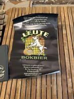 leute bokbier affiche br Van Steenberge Ertvelde, Ophalen of Verzenden, Zo goed als nieuw, Overige typen, Overige merken