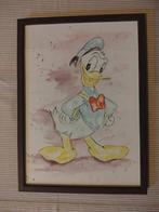 Aquarel Donald Duck, Ophalen of Verzenden