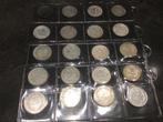 Belgique 20 x 2 francs 1910 à 1912 argent, Timbres & Monnaies, Monnaies | Belgique, Enlèvement ou Envoi, Argent