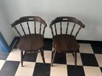 Retro houten stoelen, Huis en Inrichting, Ophalen, Gebruikt, Bruin, Eén