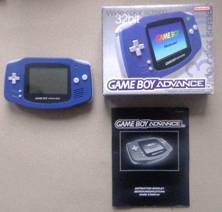 Gameboy Advance in doos, Games en Spelcomputers, Spelcomputers | Nintendo Game Boy, Gebruikt, Game Boy Advance, Ophalen of Verzenden