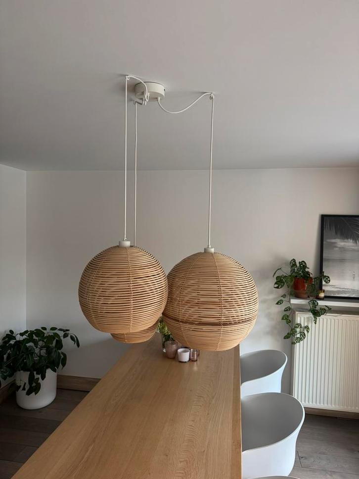 Set van 3 design hanglampen Sangha (Dark), Huis en Inrichting, Lampen | Hanglampen, Zo goed als nieuw, Ophalen