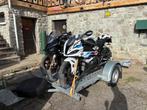 Te Huur Motortrailer Motoaanhangwagen + Transport van u moto, Motoren, Ophalen, Gebruikt