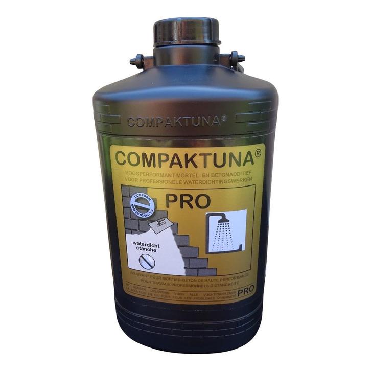 COMPAKTUNA PRO 5 liter, mortel- en betonadditief, Doe-het-zelf en Bouw, Schildersmaterialen, Nieuw, Overige typen, Ophalen of Verzenden