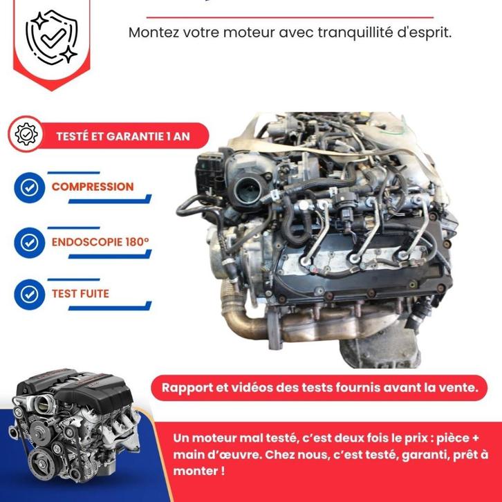 Complete motor audi a4 a5 b8 3.0 v6 tdi 240pk, Auto-onderdelen, Motor en Toebehoren, Audi, Nieuw, Ophalen of Verzenden