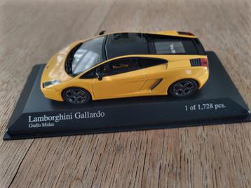 Lamborghini Gallardo Giallo Midas 1 ou 1 728 pièces, Enlèvement ou Envoi, Neuf, MiniChamps