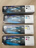 4 cartridges HP 973XL (Hoge capaciteit)HP Pagewide Pro 452DW, Nieuw, Cartridge, Ophalen of Verzenden, HP ORIGINAL