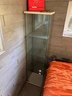 1 rechthoekig vitrinekastje ikea wit, Ophalen, Minder dan 50 cm, Gebruikt, 150 tot 200 cm