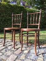 2 originele Fischel bentwood stoelen!, Ophalen