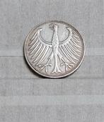 munt Duitsland 5 mark 1951 D zilver 0,625, Postzegels en Munten, Munten | Europa | Niet-Euromunten, Zilver, Duitsland, Ophalen of Verzenden