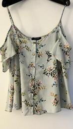Mouwloze grijze blouse met bloemen, Comme neuf, Taille 42/44 (L), Atmosphere, Enlèvement ou Envoi