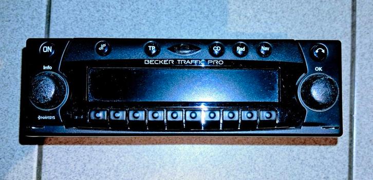 Becker Traffic Pro : Radio+CD+NAV made in Germany, Auto diversen, Autoradio's, Ophalen of Verzenden