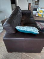 Leren Zetel 3-zit sofa fauteuil, Huis en Inrichting, Ophalen, Gebruikt