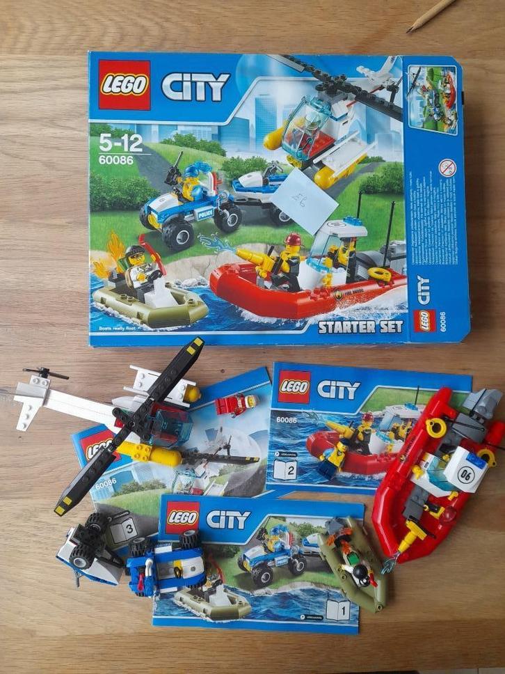 Lego 60086 starter set, Kinderen en Baby's, Speelgoed | Duplo en Lego, Zo goed als nieuw, Lego, Complete set, Ophalen of Verzenden