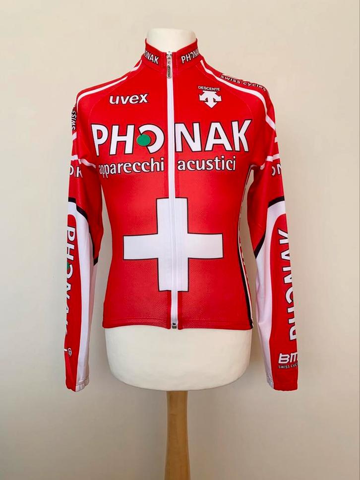 Switzerland Champion 2002 Phonak worn by Alexandre Moos, Sport en Fitness, Wielrennen, Zo goed als nieuw, Kleding, Ophalen of Verzenden